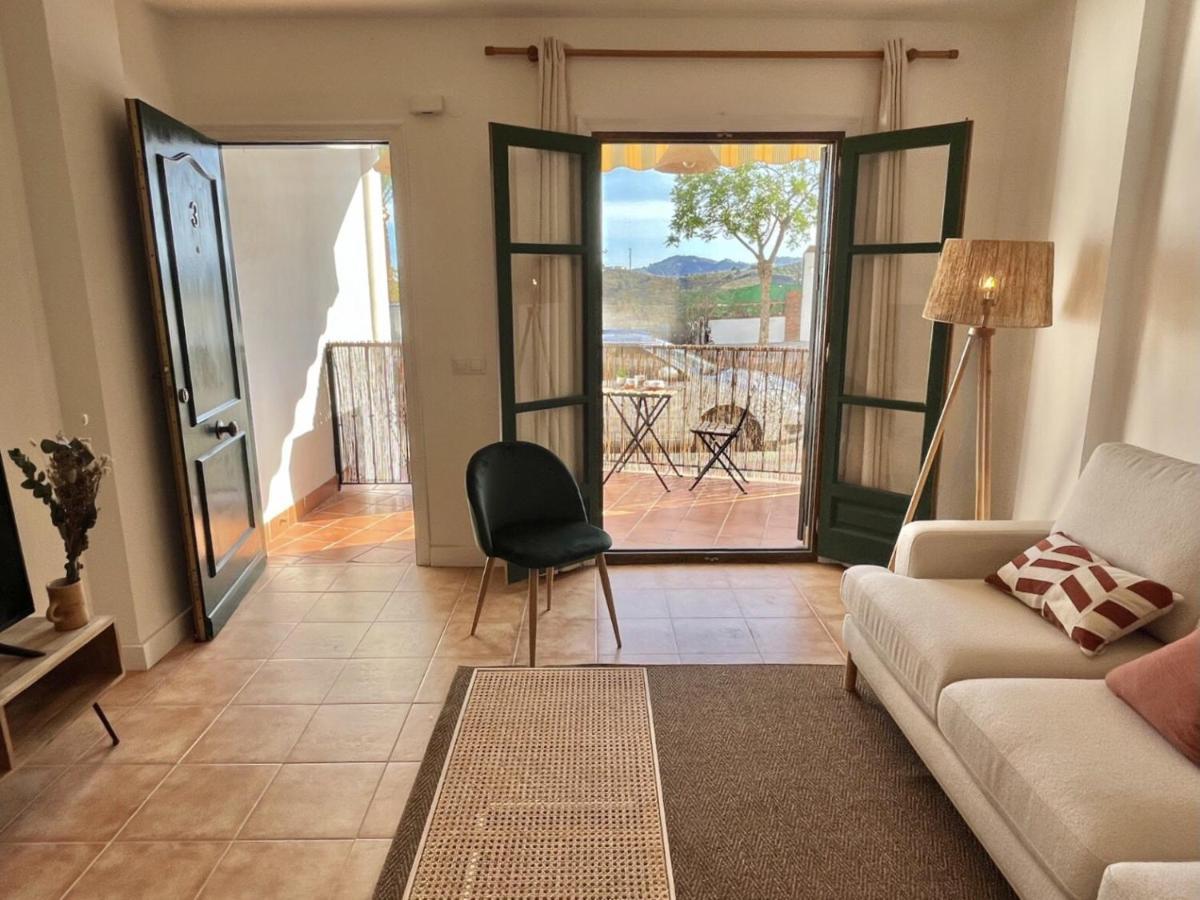 Apartamento Casa La Aguanosa Con Piscina Y Vistas Al Mar Frigiliana Exterior foto